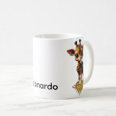 Mug Girafe de bébé en steampunk-dessin animé (Devant droit)