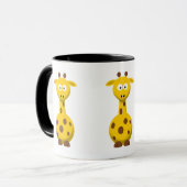 Mug Girafe de dessin animé (Devant gauche)