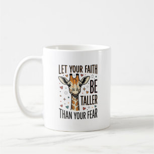 Mug Girafe de foi Design de chemise vintage inspirant_