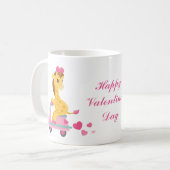 Mug Girafe de la Saint Valentin (Devant gauche)