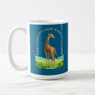 Mug girafe debout de grande taille