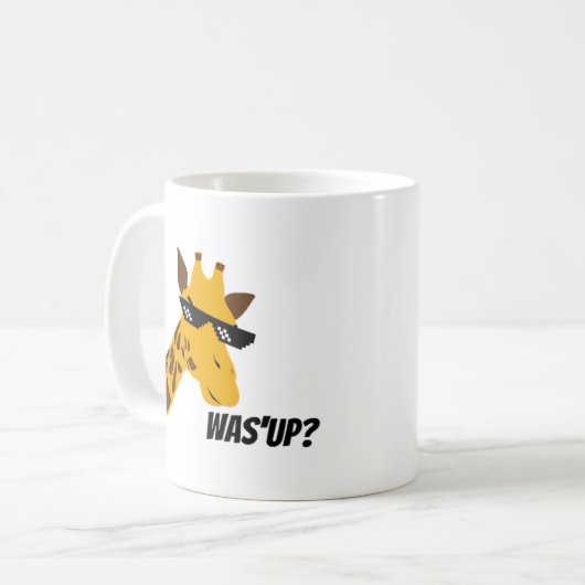 Mug girafe disant (Devant gauche)