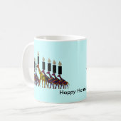 Mug Girafe Hannukah Menorah (Devant gauche)