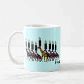 Mug Girafe Hannukah Menorah (Gauche)