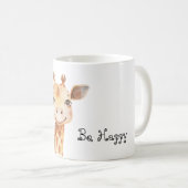 Mug Girafe Heureux (Devant droit)