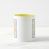 Mug Girafe jaune avec Pois blancs (Centre)