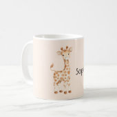 Mug Girafe Mignonne (Devant gauche)