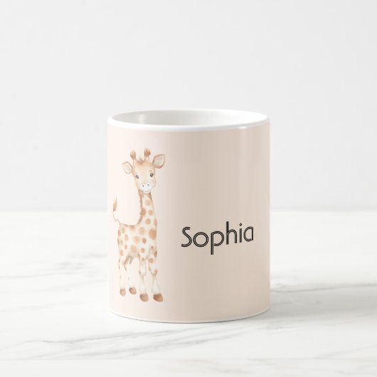 Mug Girafe Mignonne (Centre)