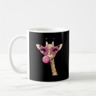 Mug Girafe Mignonne Portant des Lunettes de Soleil en