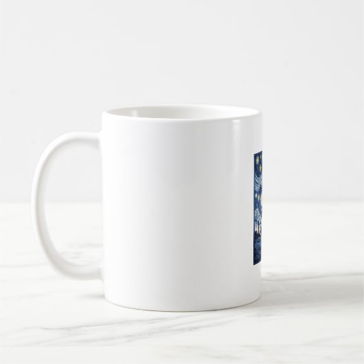 Mug Girafe Nuit Étoilée Vintage (Gauche)