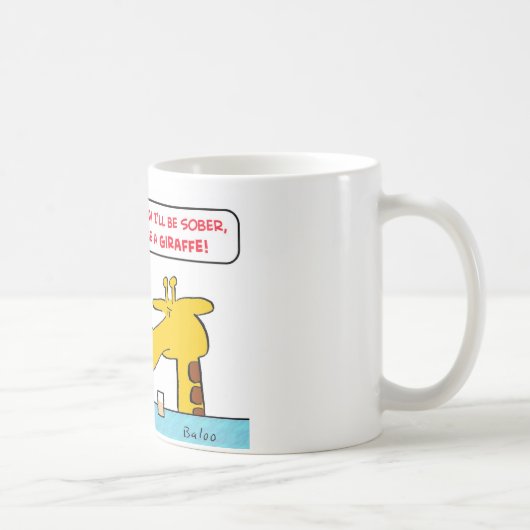 Mug girafe sobre (Droite)