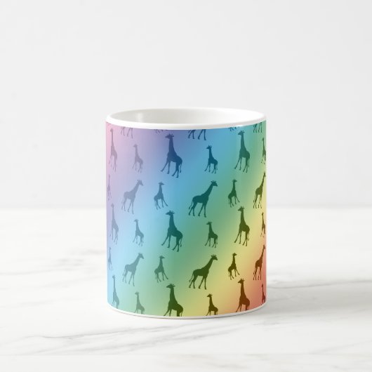 Mug Girafes d'arc-en-ciel (Centre)