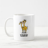 Mug girafes joignant, girafes boinking (Gauche)