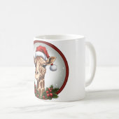 Mug Girafes Noël (Devant droit)