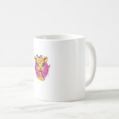 Mug Giraffe Adorable Avec Coeurs Cartoon Love (Devant droit)