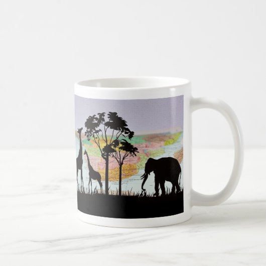 Mug Giraffe and elephant (Droite)