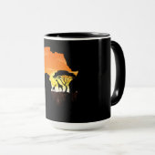 Mug Giraffe Animal africain (Devant droit)