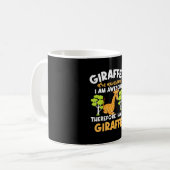 Mug Giraffe Animal sauvage Afrique Les girafes sont fa (Devant gauche)