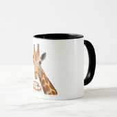 Mug Giraffe Au Calme Différent - Giraffe Art (Devant droit)