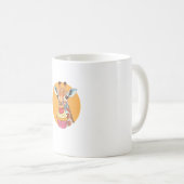 Mug Giraffe Avec Cupcake (Devant droit)