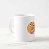 Mug Giraffe Avec Cupcake (Devant gauche)