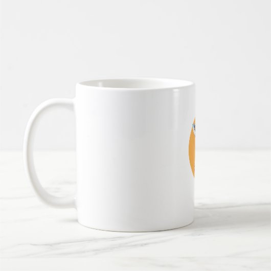 Mug Giraffe Avec Cupcake (Gauche)