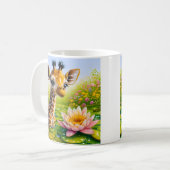 Mug Giraffe Bébé mignonne (Devant gauche)