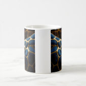 Mug Giraffe bleue dorée (Centre)