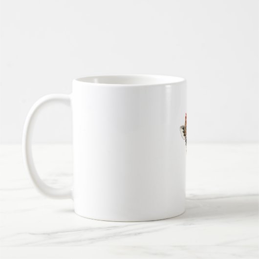 Mug Giraffe Boho Fleur sauvage Coquette Bow Maman Mère (Gauche)