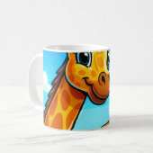 Mug Giraffe Cartoon mignonne (Devant gauche)