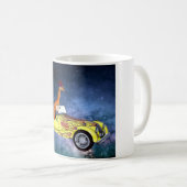 Mug Giraffe dans l'espace (Devant droit)