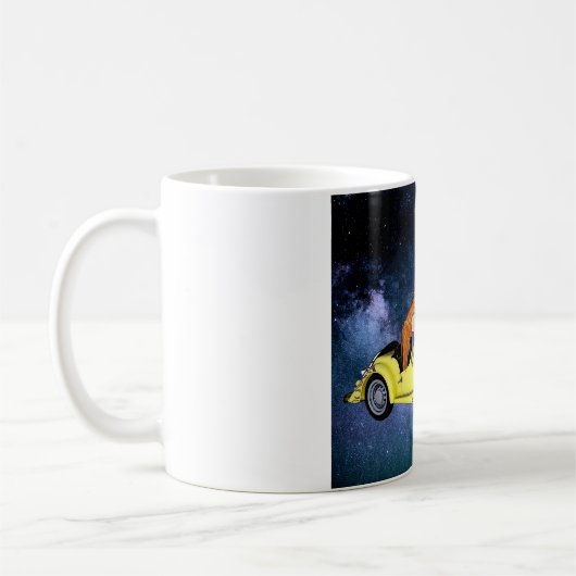 Mug Giraffe dans l'espace (Gauche)