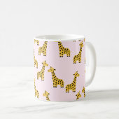 Mug Giraffe de café (Devant droit)