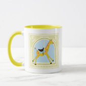 Mug Giraffe de carrousel par Juin Erica Vess (Gauche)