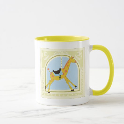 Mug Giraffe de carrousel par Juin Erica Vess (Droite)