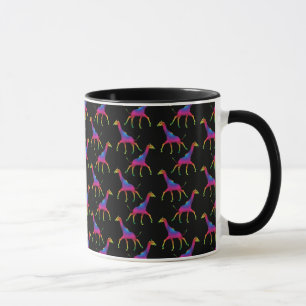 Mug Giraffe de couleur arc-en-ciel