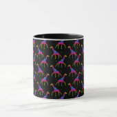 Mug Giraffe de couleur arc-en-ciel (Centre)