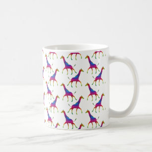 Mug Giraffe de couleur arc-en-ciel