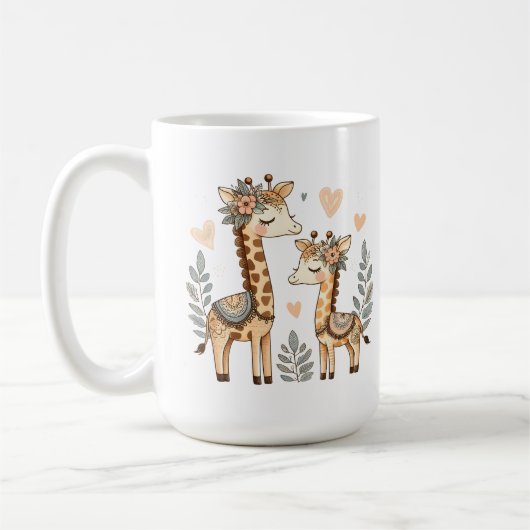 Mug Giraffe de saumons géants (Gauche)