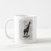Mug Giraffe Dictionnaire Art (Gauche)