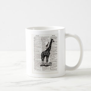 Mug Giraffe Dictionnaire Art