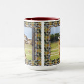 Mug Giraffe Drôle Avec Giraffe Photo Collage Edging, (Centre)