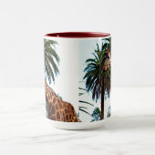 Mug Giraffe Drôle Qui Donne Une Framboise, (Centre)