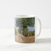 Mug Giraffe Famille de café (Devant droit)