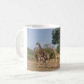 Mug Giraffe Famille de café (Devant gauche)
