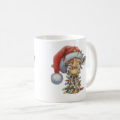 Mug Giraffe Festive (Devant droit)