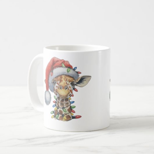 Mug Giraffe Festive (Devant gauche)