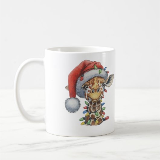 Mug Giraffe Festive (Gauche)