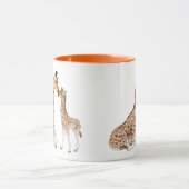 Mug Giraffe Maman Bébé Aquarelle (Centre)
