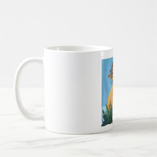 Mug Giraffe maman et bébé (Gauche)